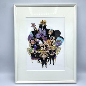 【中古】高級複製原画 尾田栄一郎描き下ろしキービジュアル麦わらの一味 ONE PIECE展 ワンピース[10]