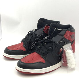 【中古】NIKE AIR JORDAN 1 RETRO HIGH OG "BRED BANNED" 29cm 555088-011 ナイキ エアジョーダン[24]