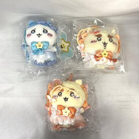 【中古】現状品)超まじかるちいかわマスコットセット(マジカルチャージシーサー・パワーアップハチワレ・パワーアップシーサー)[91]