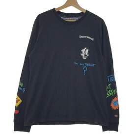 【中古】Chrome Hearts × MATTY BOY Records Link L/S Tee 2990-304-6110 L ブラック クロムハーツ マッティボーイ[10]