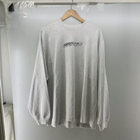 【中古】everyone×Vincent everyone×Vincent Tsang L/S Tee グレー サイズL EV23-CS10[24]