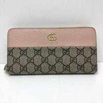 楽天市場】グッチ 長財布 ピンク ggマーモントの通販