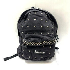 【中古】Supremexb.b.Simon Denim Backpack Black シュプリーム[92]
