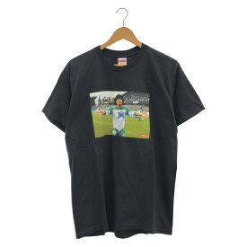 【中古】Supreme MARADONA TEE M ブラック マラドーナ シュプリーム[66]
