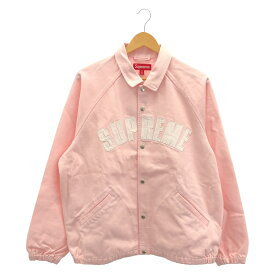 【中古】Supreme Arc Denim Coaches Jacket Pink M　シュプリーム[92]