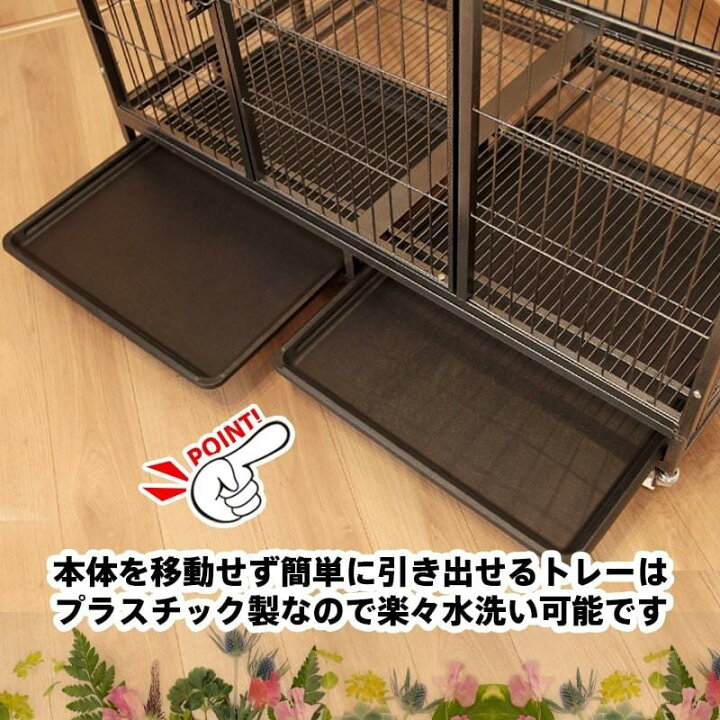 楽天市場】ペットケージ 超大型 3L 125×81×96cm ペットサークル ペット 