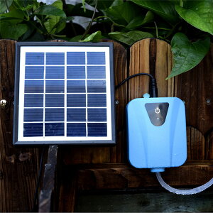 ソーラー充電式 エアポンプ 太陽光充電 電源不要 USB充電 ポータブル エアーポンプ 庭池 釣り 酸素 池ポンプ タンク 水槽 魚 屋外 アウトドア 送料無料 ###ソーラーTYN-ZYB###