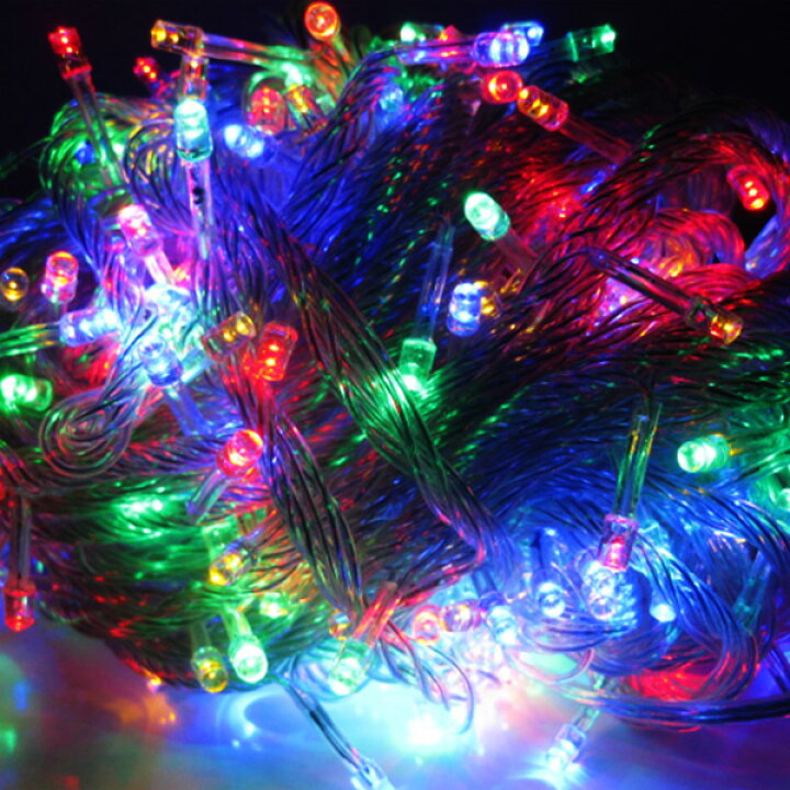 楽天市場 イルミネーション Led ライト ストレート 100球 屋外 室内 防水 連結可 クリスマス ハロウィン 飾りつけ 送料無料 お宝プライス イルミ100ldc お宝ワールド