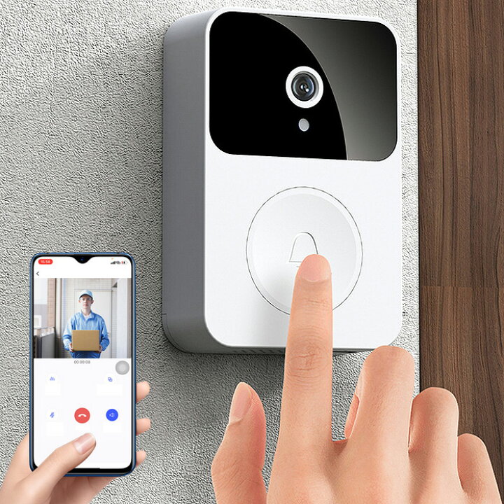 楽天市場】インターホン カメラ付き モニターホン ワイヤレス 工事不要 