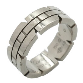 ★最終価格【5jfb0231】カルティエ リング タンクフランセーズ K18WG ホワイトゴールド ＃49【中古】レディース