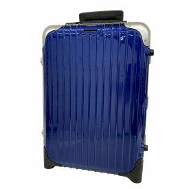 ★SALE【5fd6150】リモワ キャリーバッグ リンボ ポリカーボネイト ブルー シルバー金具【中古】メンズ レディース ユニセックス