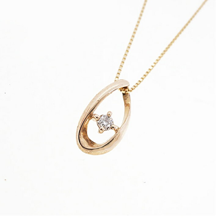 楽天市場】【ju333】ダイヤモンド ネックレス/0.03ct/K10YG イエロー 