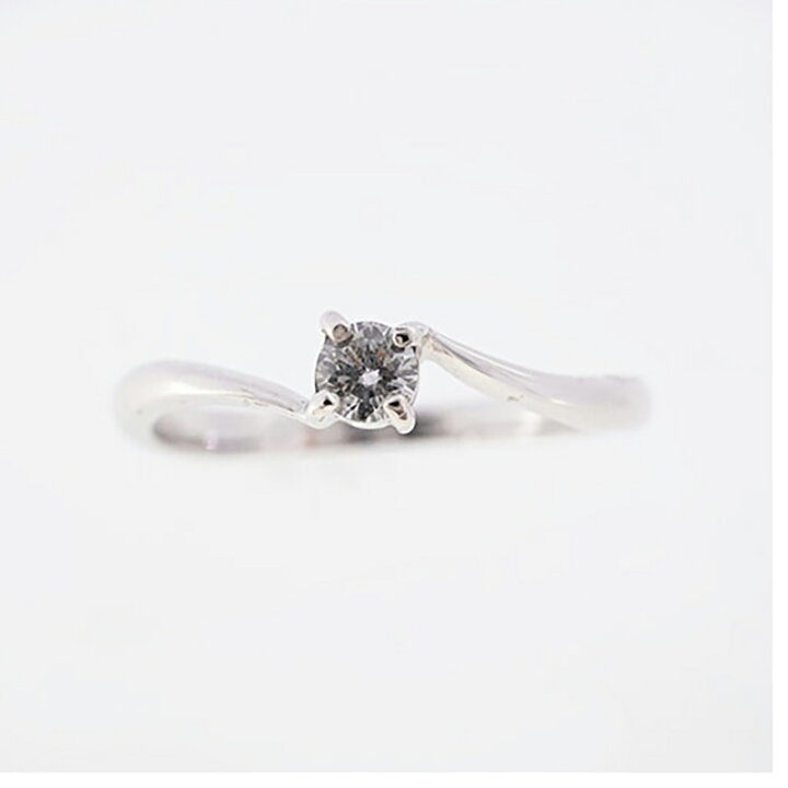 楽天市場】【jv383】ダイヤモンド リング/0.1ct/K10WG ホワイト  