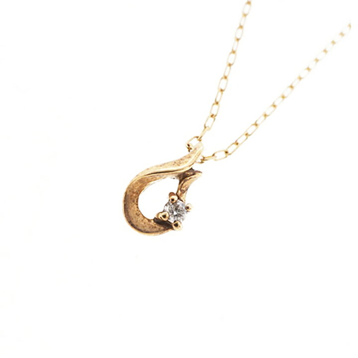 楽天市場】【jv400】ダイヤモンド ネックレス/0.1ct/K10YG イエロー 