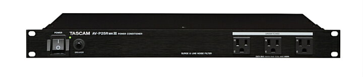 楽天市場】TASCAM タスカム AV-P25RMKIII パワーディストリビューター 