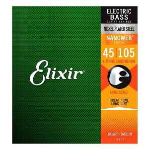 Elixir �G���N�T�[ �G���L�x�[�X�� 14077 Medium (.045�`.105)�yNANOWEB�z