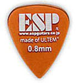 【ピック5枚セット】ESP PT-PSU08 Orange Tear Drop ULTEM Pick ティアドロップ・ウルテム・ピック 0.8mm