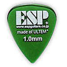 【ピック5枚セット】ESP PT-PSU10 Green Tear Drop ULTEM Pick ティアドロップ・ウルテム・ピック 1.0mm