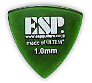 【ピック5枚セット】ESP PD-PSU10 Green Triangle ULTEM Pick トライアングル・ウルテム・ピック 1.0mm