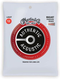 Martin マーティン アコースティックギター弦 MA540T LIFESPAN PHOSPHOR BRONZE LIGHT 12-54