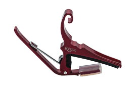 KYSER カポタスト 6 STRING RED KG6RA QUICK-CHANGE CAPO【アコースティックギター・エレキギター用】