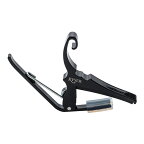 KYSER カポタスト6 STRING BLACK KG6BA QUICK-CHANGE CAPO【アコースティックギター・エレキギター用】