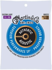Martin マーティン アコースティックギター弦 フォスファーブロンズ MA535 CUSTOM LIGHT 11-52