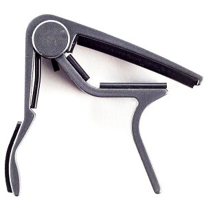 ギター用カポタスト ダンロップ DUNLOP TRIGGER ACOUSTIC GUITAR CAPO 83CS Curved Smoked-Chrome