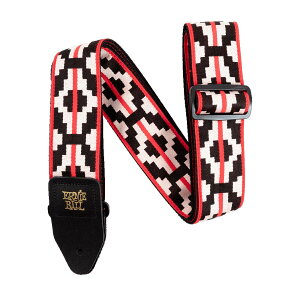 M^[ x[X ARMpXgbv ERNIE BALL 5322 RISTRA RED JACQUARD STRAP