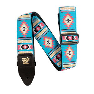 M^[ x[X ARMpXgbv ERNIE BALL 5326 SEDONA BLUE JACQUARD STRAP