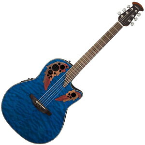 Ovation Celebrity Elite Plus CE44P-8TQ-G Blue Transparent Quilt Ix[V ZueB[ GNgbN AR[XeBbNM^[ GAR