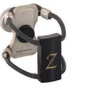 2021公式店舗 信用 送料無料 Zac ザックリガチャー テナーサクソフォン用 ZL-4222 エボニー ソリッドシルバー