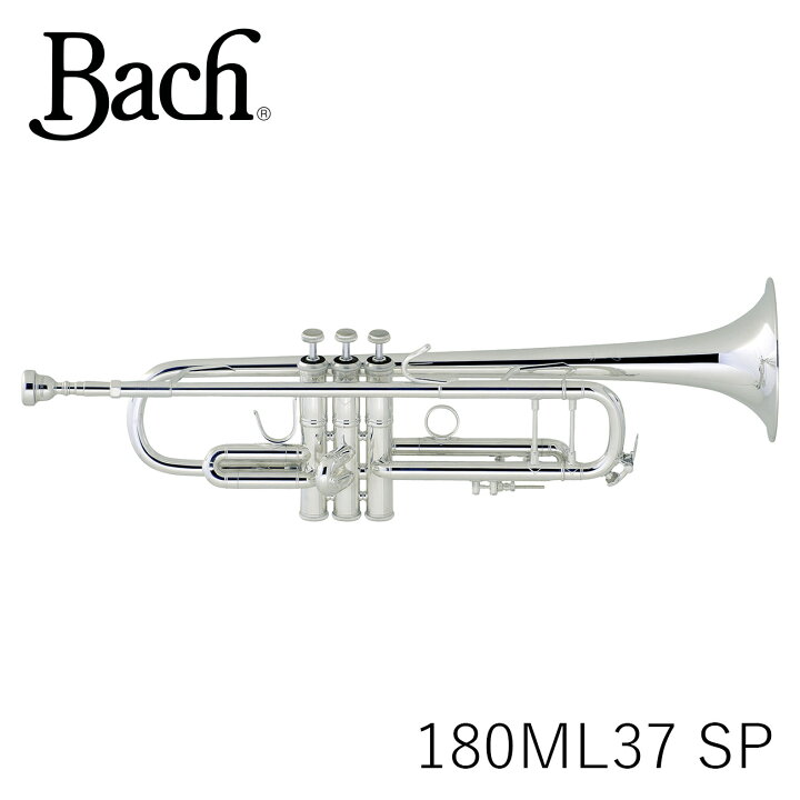 楽天市場】BACH バック トランペット 180ML37SP 銀メッキ仕上げ : 楽器  