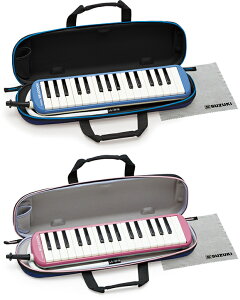 スズキ 鍵盤ハーモニカ メロディオン FA-32B（ブルー）、FA-32P（ピンク）【同梱不可】