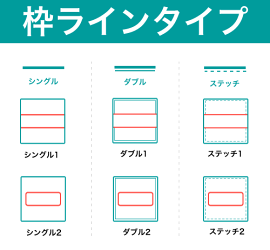 枠ラインタイプ