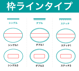 枠ラインタイプ