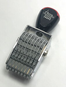 ヘビ印既製回転印【オルタネートゴシック体】3号8連