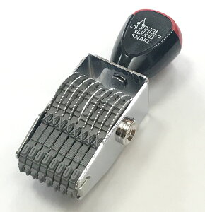 ヘビ印既製回転印【オルタネートゴシック体】4号8連