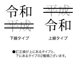 令和スタンプ(印面タイプ)