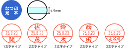 データーネームEX15〈氏名印〉【既製品】
