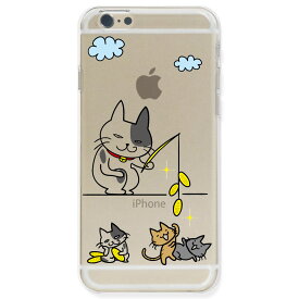 iPhoneケース 猫 iPhoneケース ハード クリア スマホケース 悪ねこ フィッシング iphone13 iphone12 iphpne11 iphonexs iphonexr iphone8 iphone7 plus 7 plus 6 plus 6s x おもしろ かわいい スマホケース