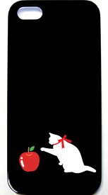 iPhoneケース 猫 ハード ブラックベース ねこいじり | ねこ ネコ iphone8 iphone13 iphone7 iPhone ハードケース iphone12 iphone11 かわいい 雑貨 おもしろ