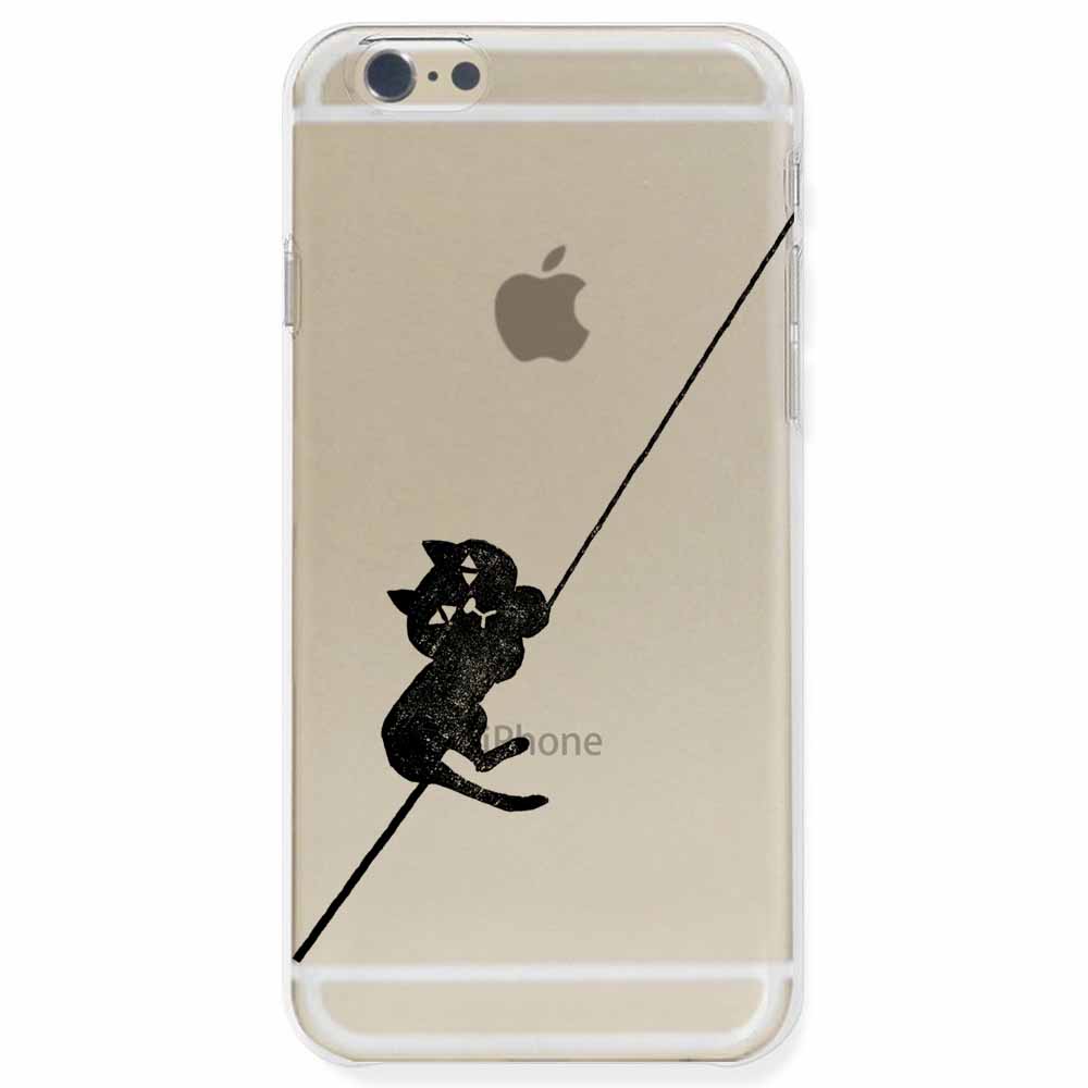 魅力的な スマートフォン・携帯電話アクセサリー-iPhoneケース 猫 ハード クリア 塀の上猫ななめ  ねこ ネコ iphone13  iphone12 iphone11 iphone8 iphone7 plus 7 plus 6 plus 6s x - www.ilas.edu.tt