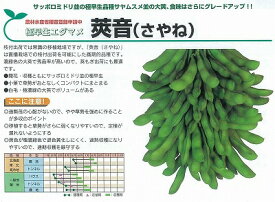 【エダマメ】莢音〔雪印〕《登録品種》品種名莢音　海外持出禁止（公示（農水省HP）参照）/70ml