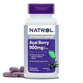 Natrol Acai Berry 1,000mg, Antioxidant Protection, Capsules, 75ct