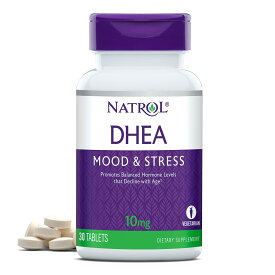 Natrol Mood & Stress DHEA 10mg With Calcium, 30 Tablets.