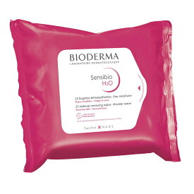 Bioderma - Sensibio H2O - Biodegradables Wipes - Cleansing and Make-Up Removing - Skin Soothing - for Sensitive Skin - 25 Wipes