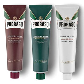 PRORASO プロラソ USA シェービングクリーム 150ml 1個 NOURISHING 栄養補給 ノーリッシュ SENSITIVE SKIN 敏感肌用 センシティブ REFRESHING リフレッシュ