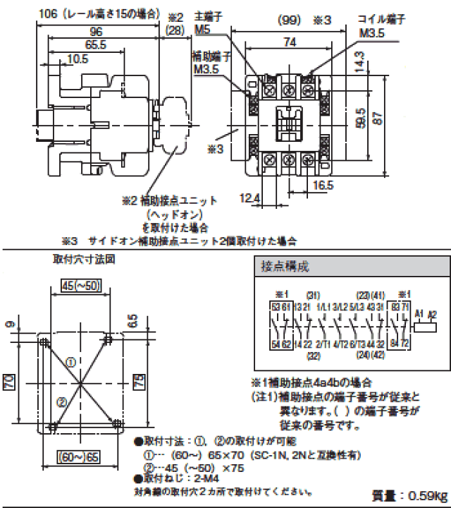 楽天市場】富士電機 電磁接触器 SC-N2 コイル電圧 AC100V＜取寄品