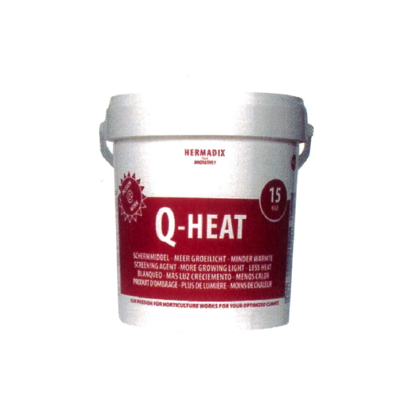 ビニールハウスに吹き付けるだけの遮光剤 新作からSALEアイテム等お得な商品 満載 HERMADIX 遮熱剤 Qヒート セールSALE％OFF Q-HEAT 15kg
